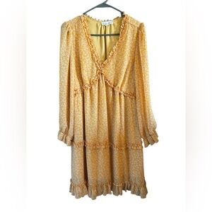 Indigo Rose Floral Midi Dress